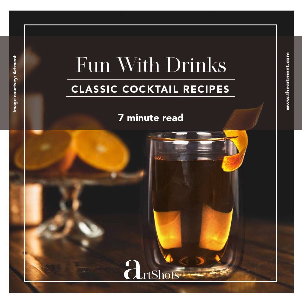 A World of Passionate Drinkers: 5 Easy and Tasty Cocktail Recipes - The Artment