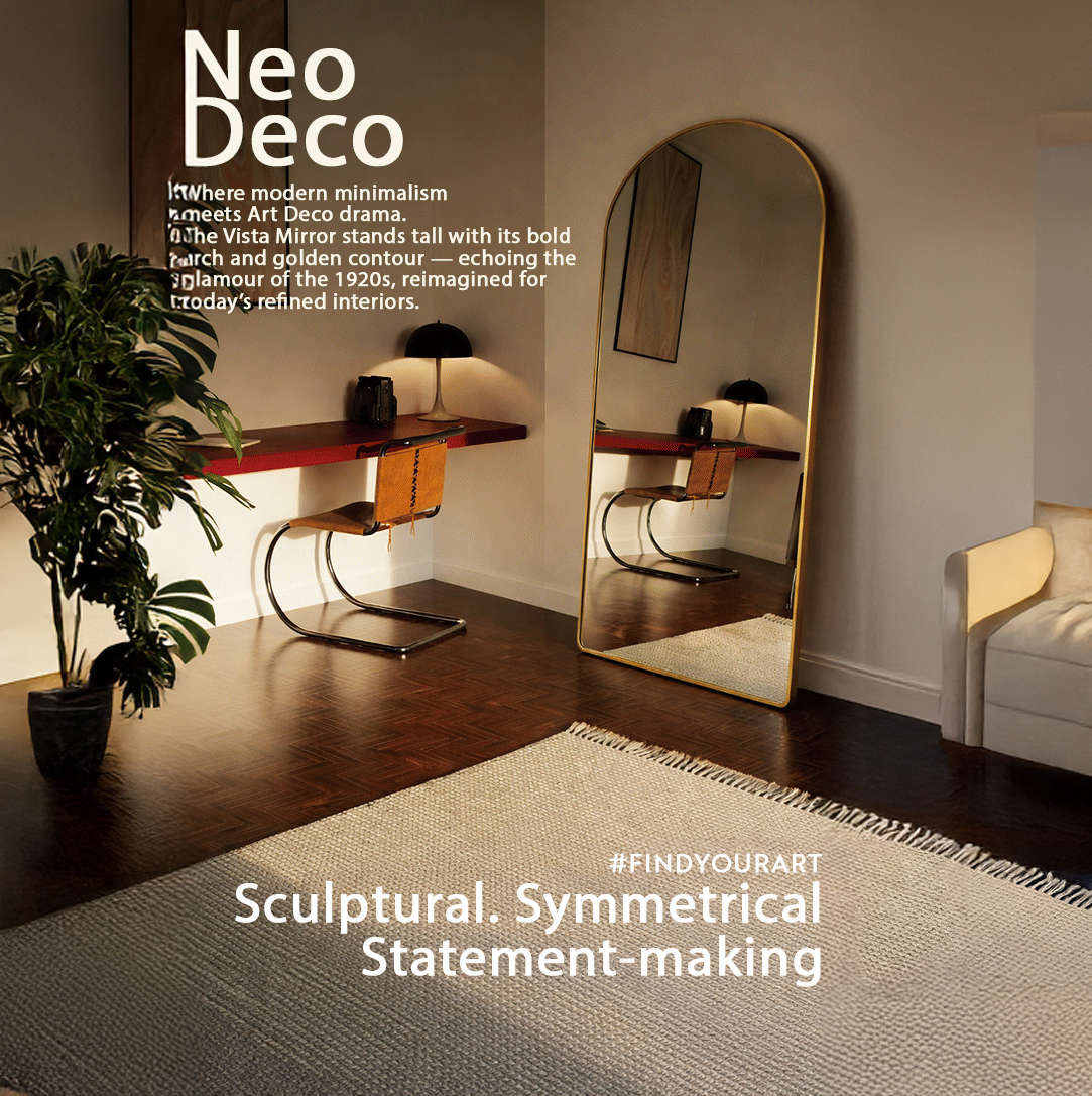 NEO DECO : Sculptural Symmetrical Statement-Making