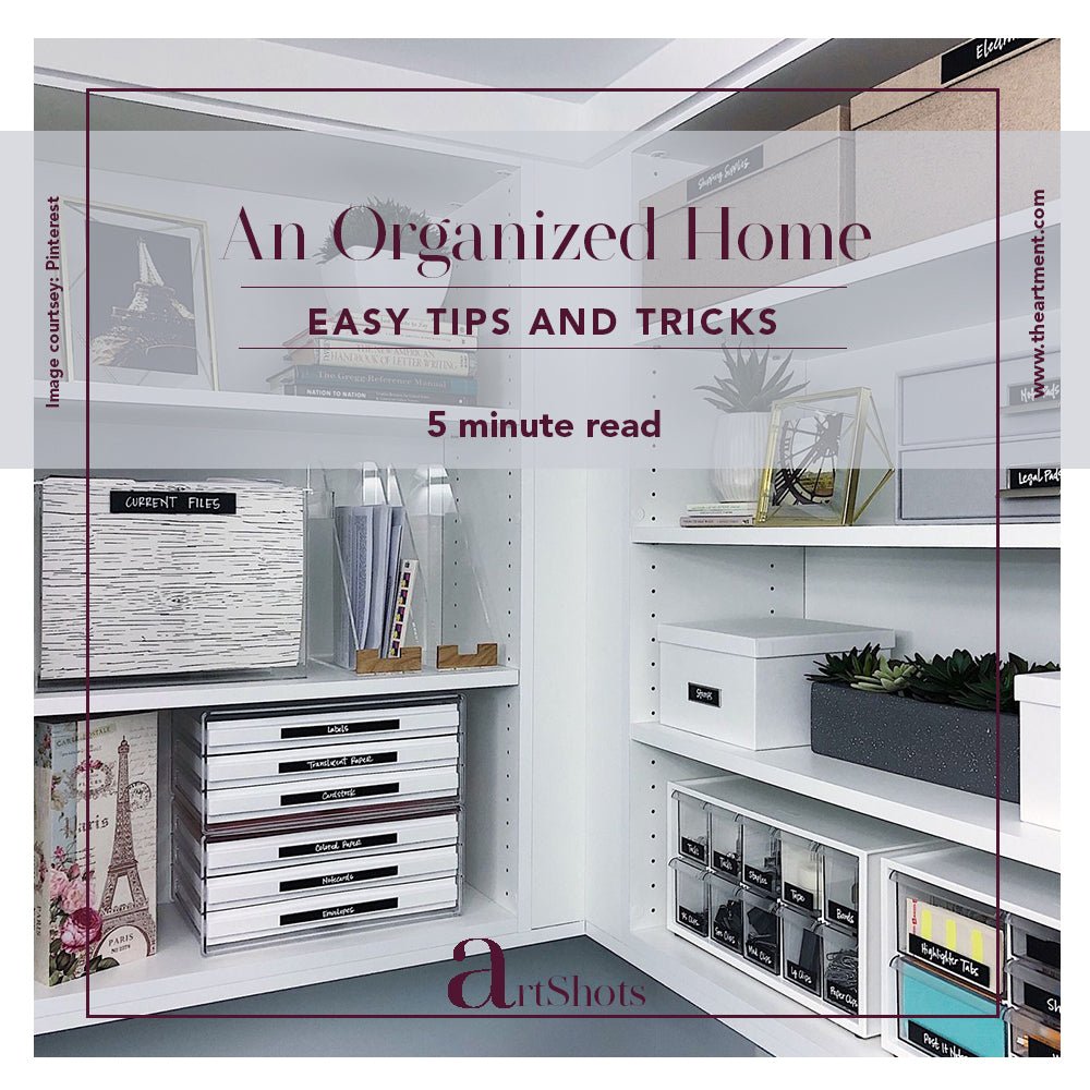 No More Messy Homes: 4 Easy Ways to Keep Your Home Organized! - The Artment