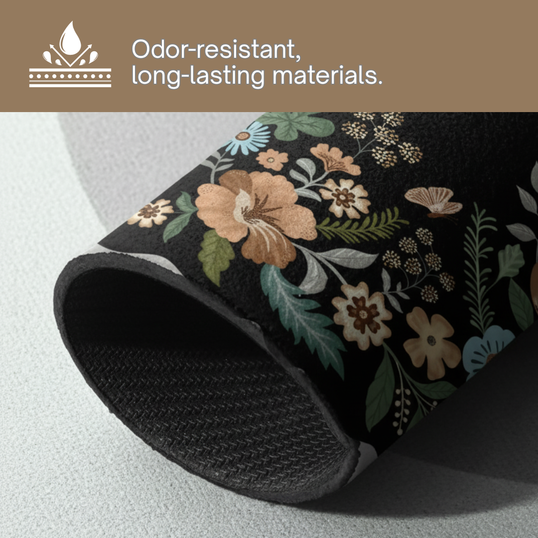 Paradise Bloom Diatomaceous Earth Bath Mat