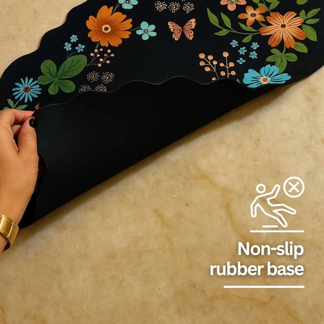 Paradise Bloom Diatomaceous Earth Bath Mat