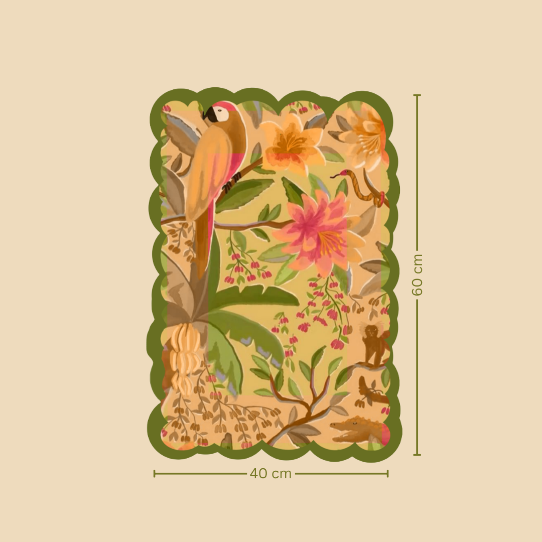Paradise Bloom Diatomaceous Earth Bath Mat