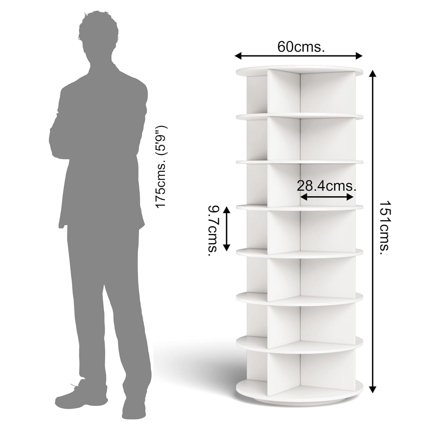 TierTwist- Rotating Organizer