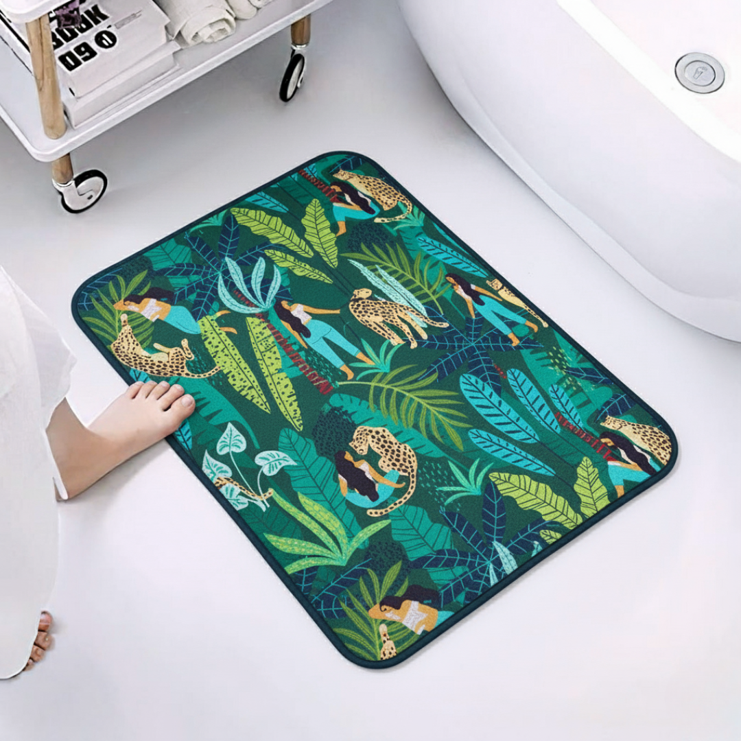Paradise Bloom Diatomaceous Earth Bath Mat