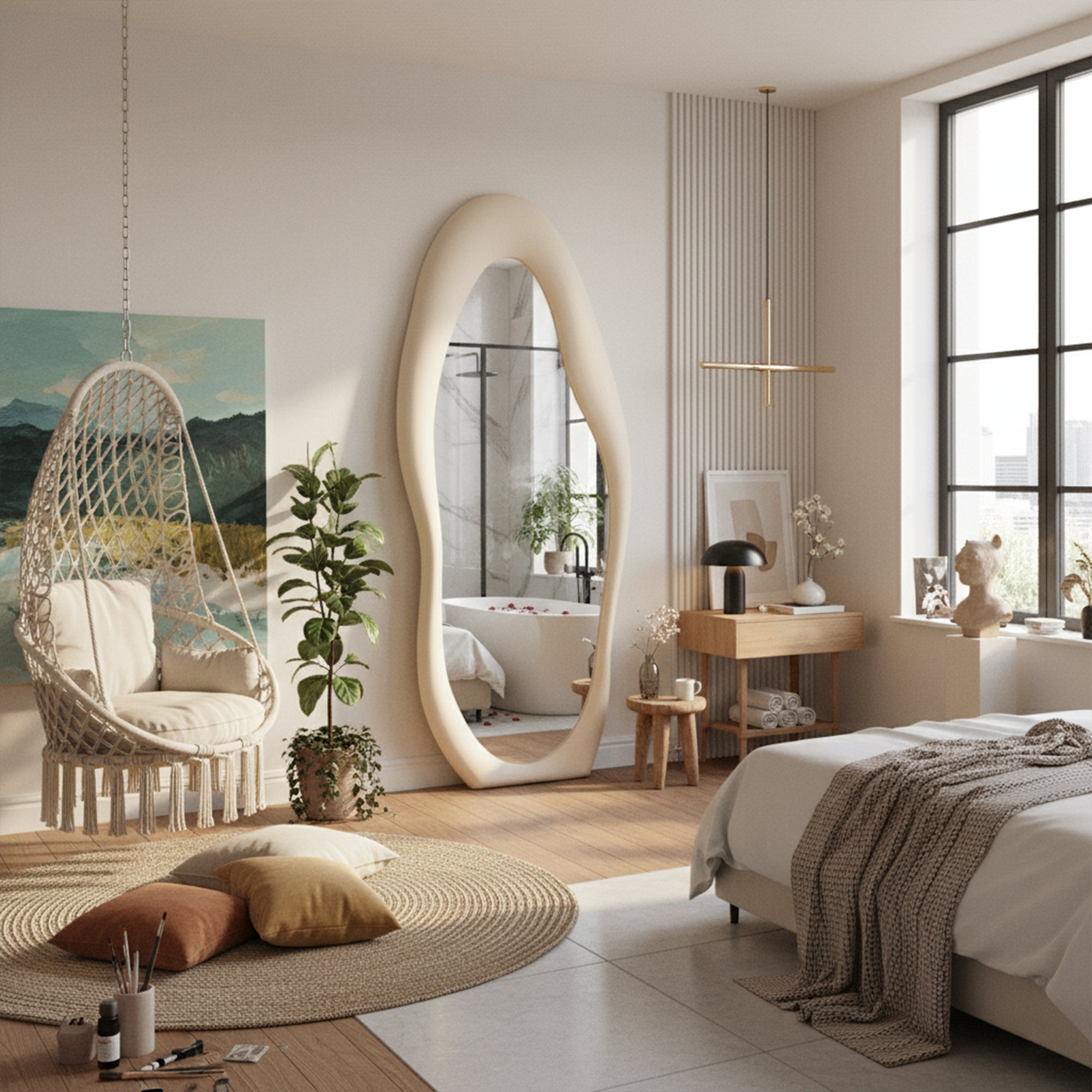 The Fluid Reflection Mirror