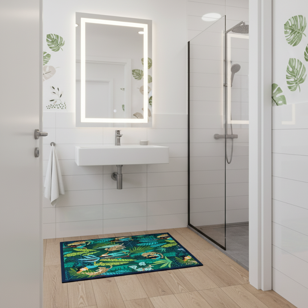 Paradise Bloom Diatomaceous Earth Bath Mat