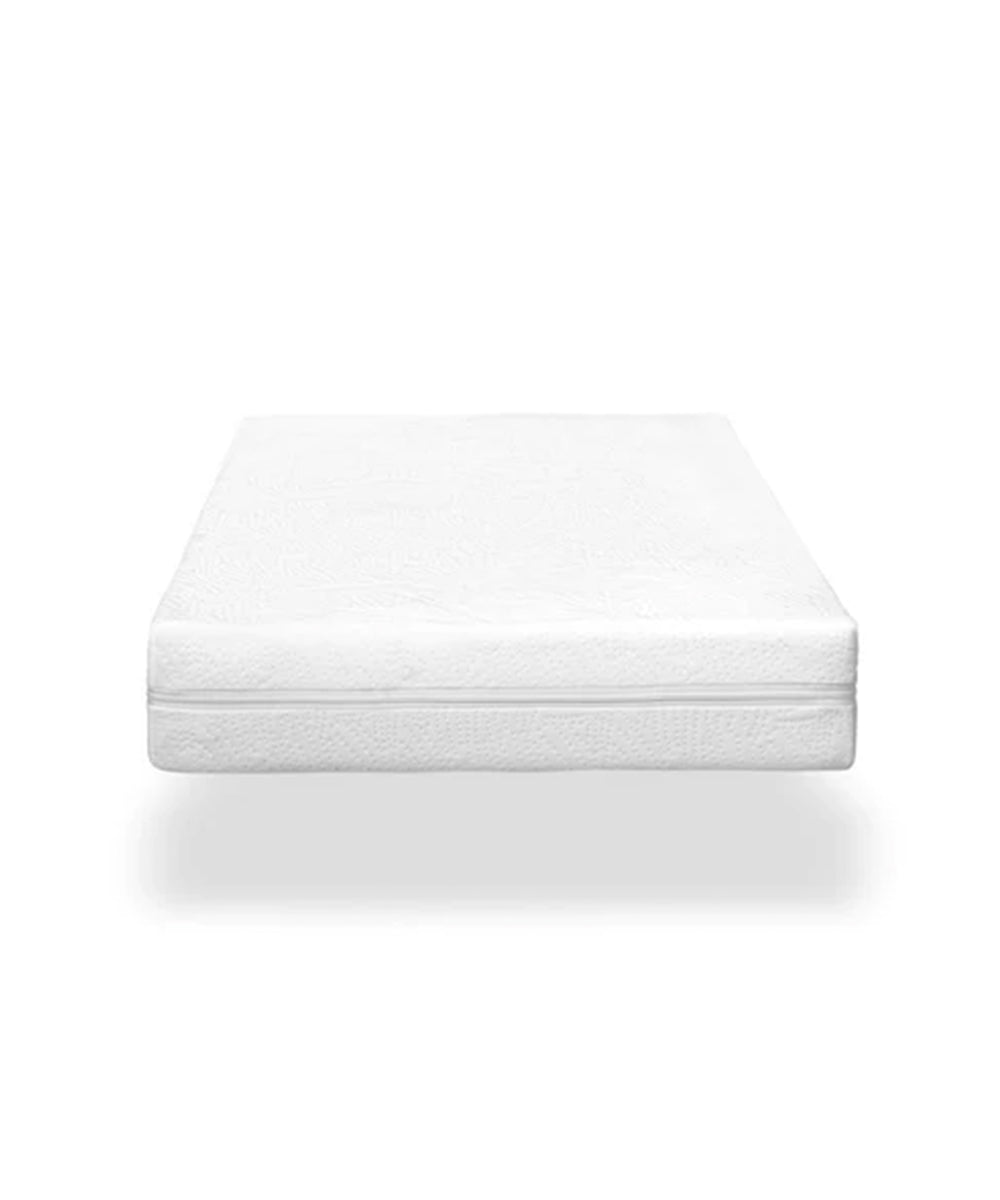 A Dual Firm Crib Mattress in organic cotton displayed on a crisp white background.