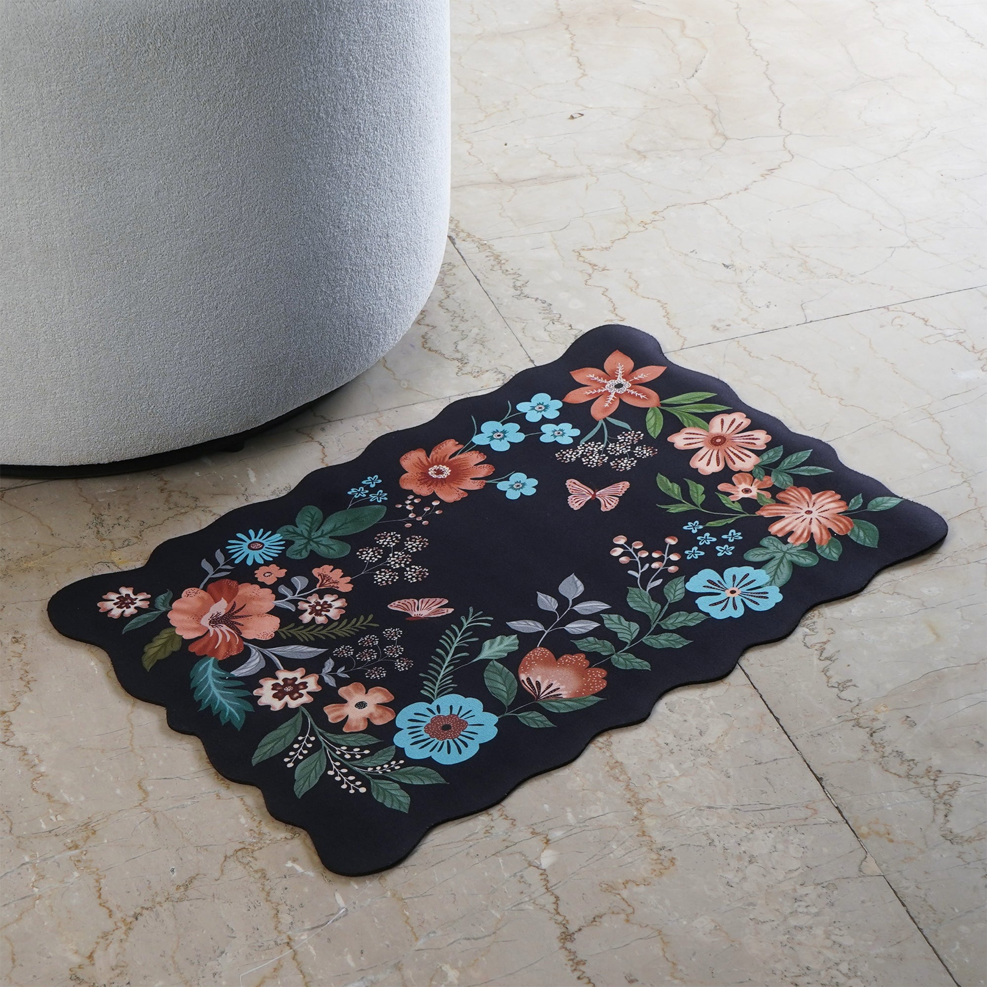 Paradise Bloom Diatomaceous Earth Bath Mat
