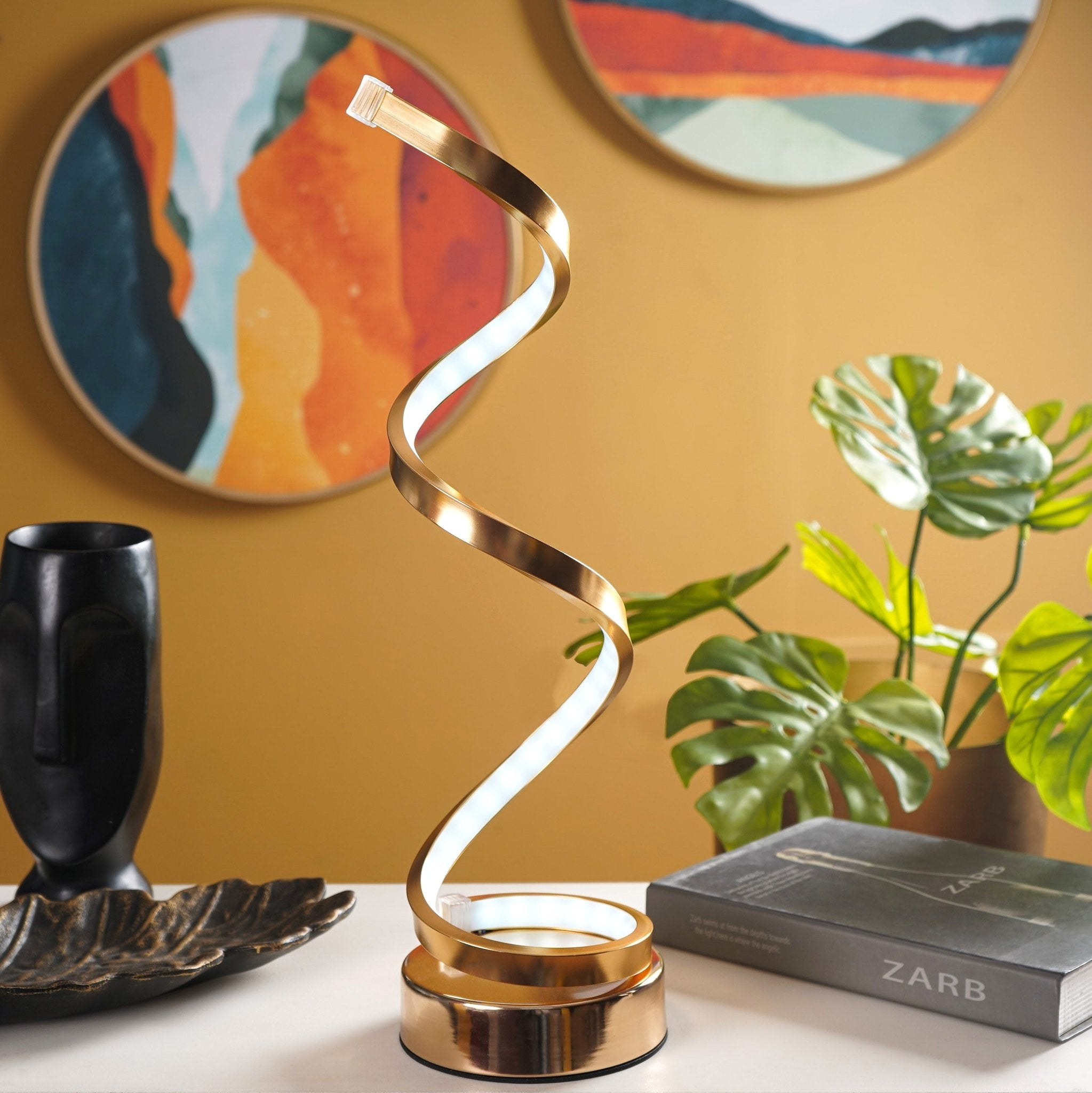 Abstract SerenGlow Table Lamp - The Artment