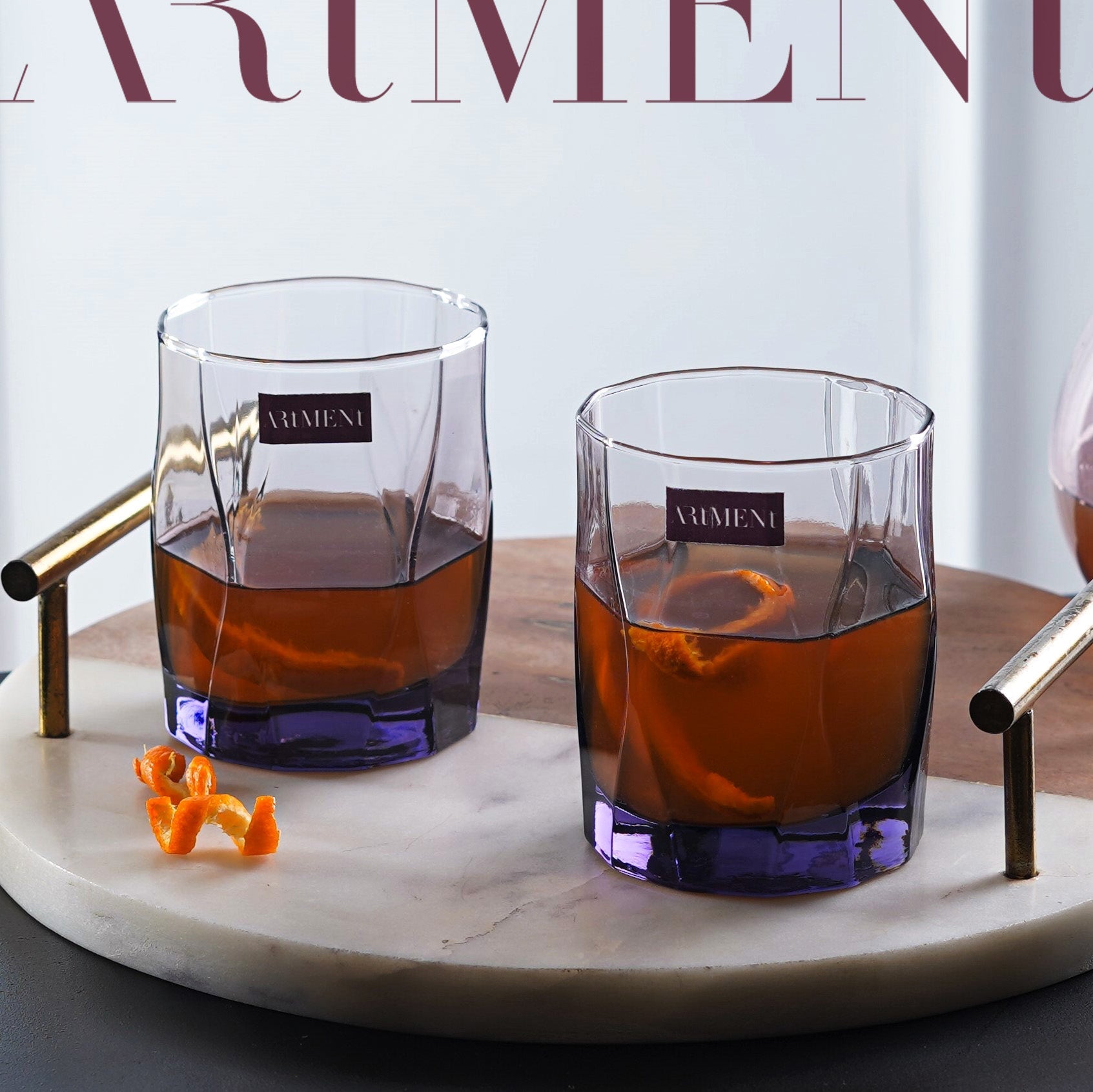 Amethyst Noir Glasses - The Artment
