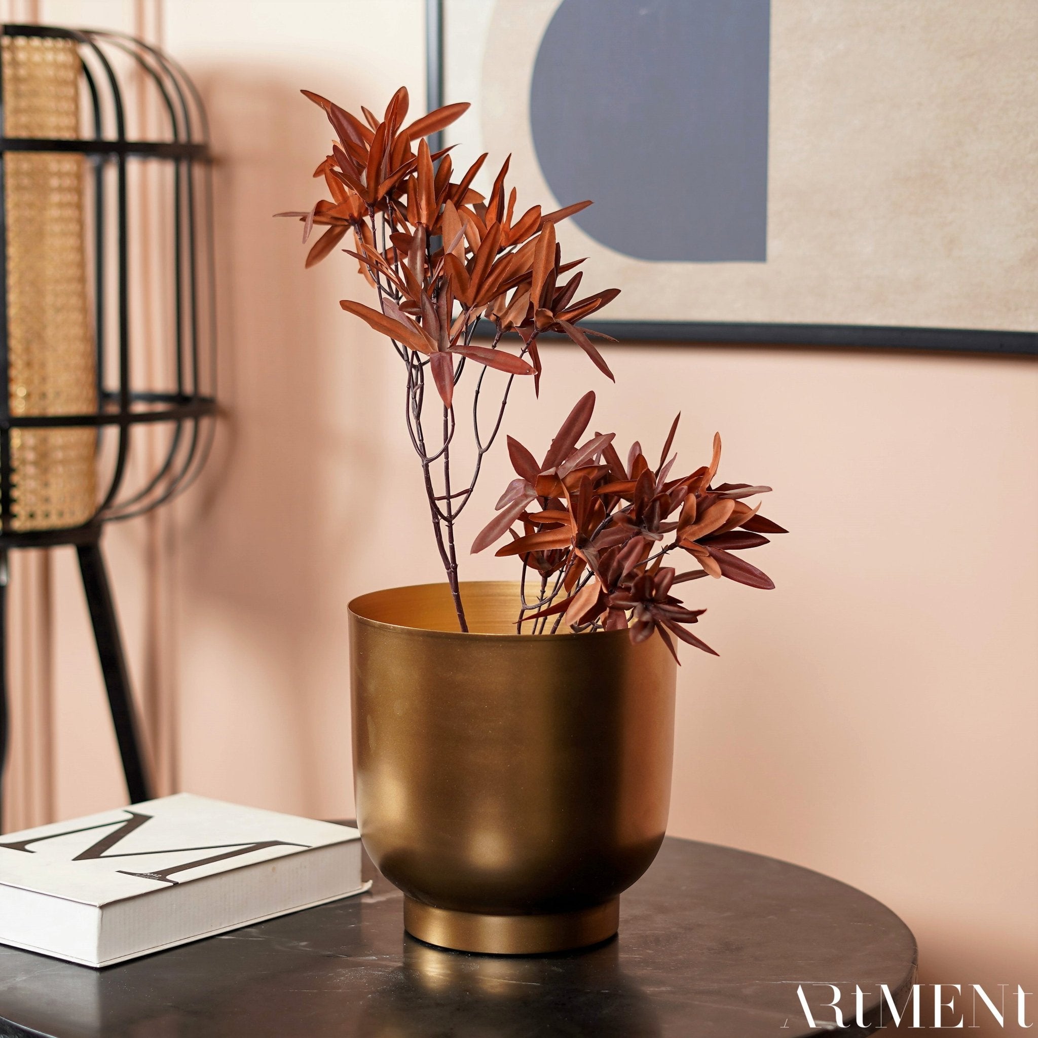 Artistic Golden Eden Planter - The Artment
