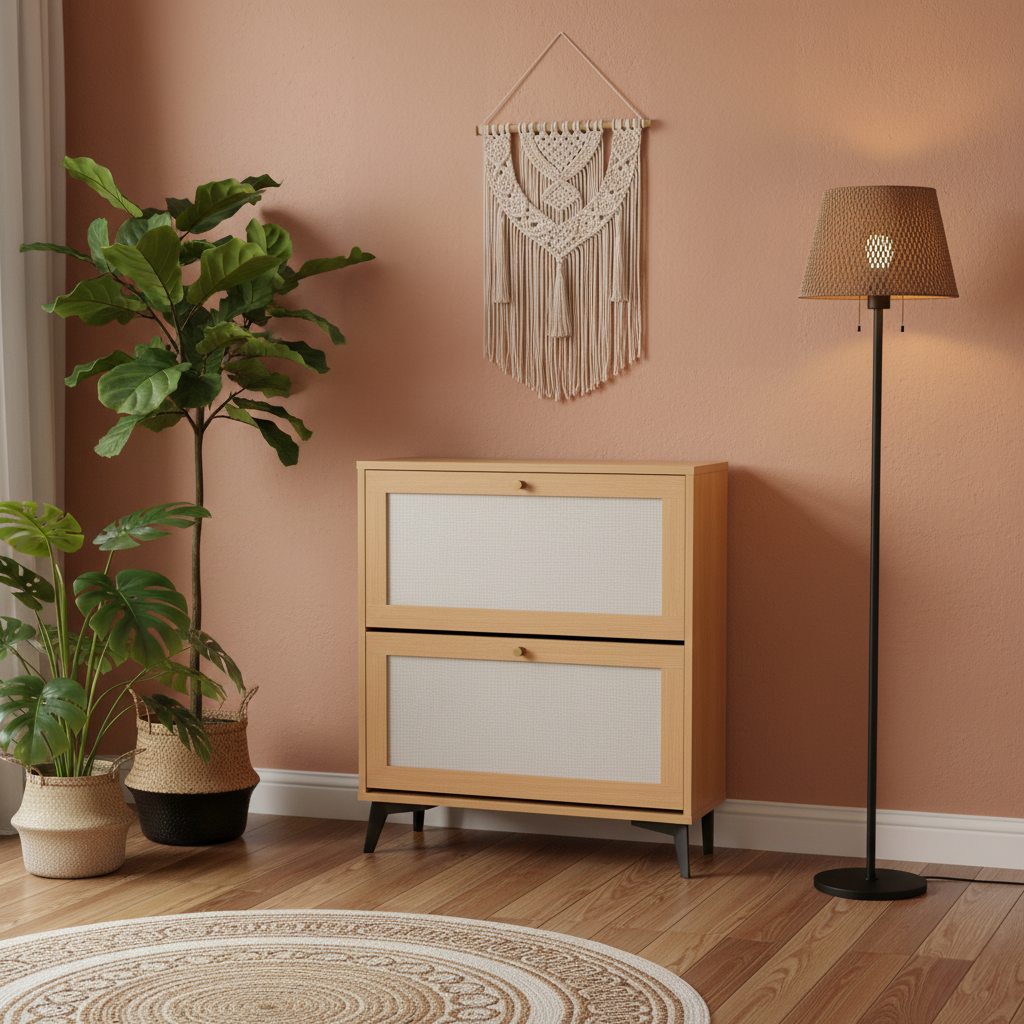 Boho Bliss Shoe Organizer Cabinet