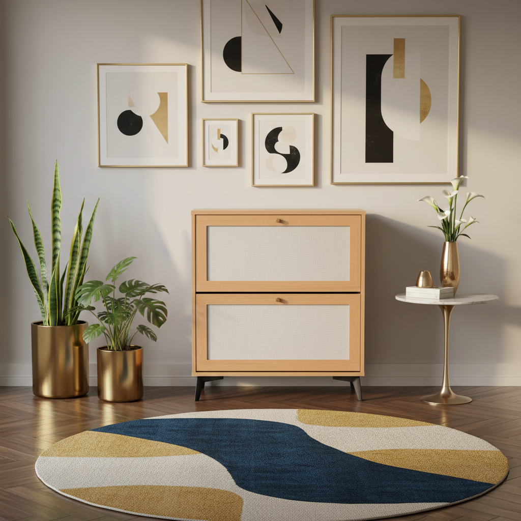 Boho Bliss Shoe Organizer Cabinet