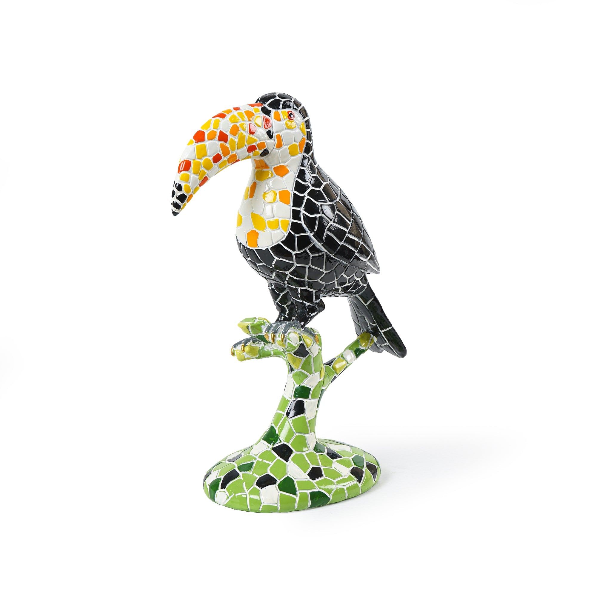 Avian Mosaic Melody: Toucan Art Decor - The Artment