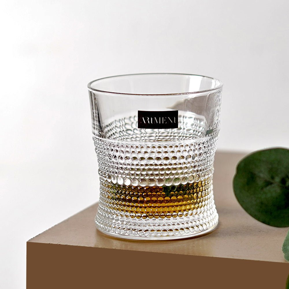 Bohemian Pearl Drop Whiskey Tumbler Set - The Artment