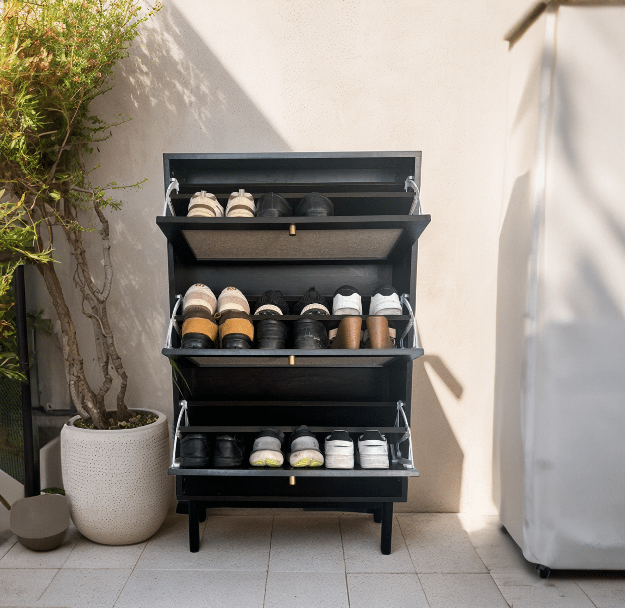 Boho Bliss Shoe Organizer Cabinet - The Artment