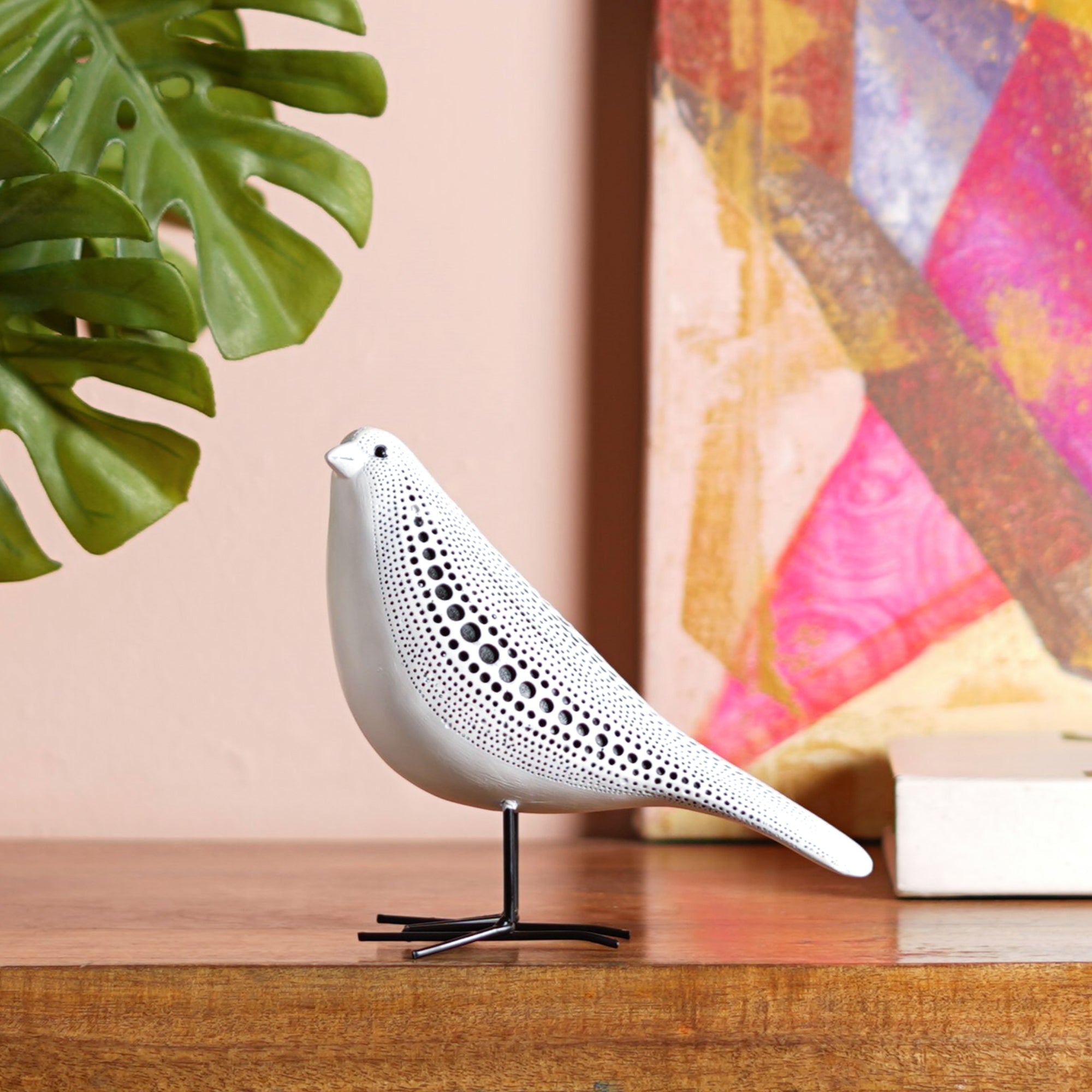 Cosmic Dots: Avian Resin Sculpture - The Artment