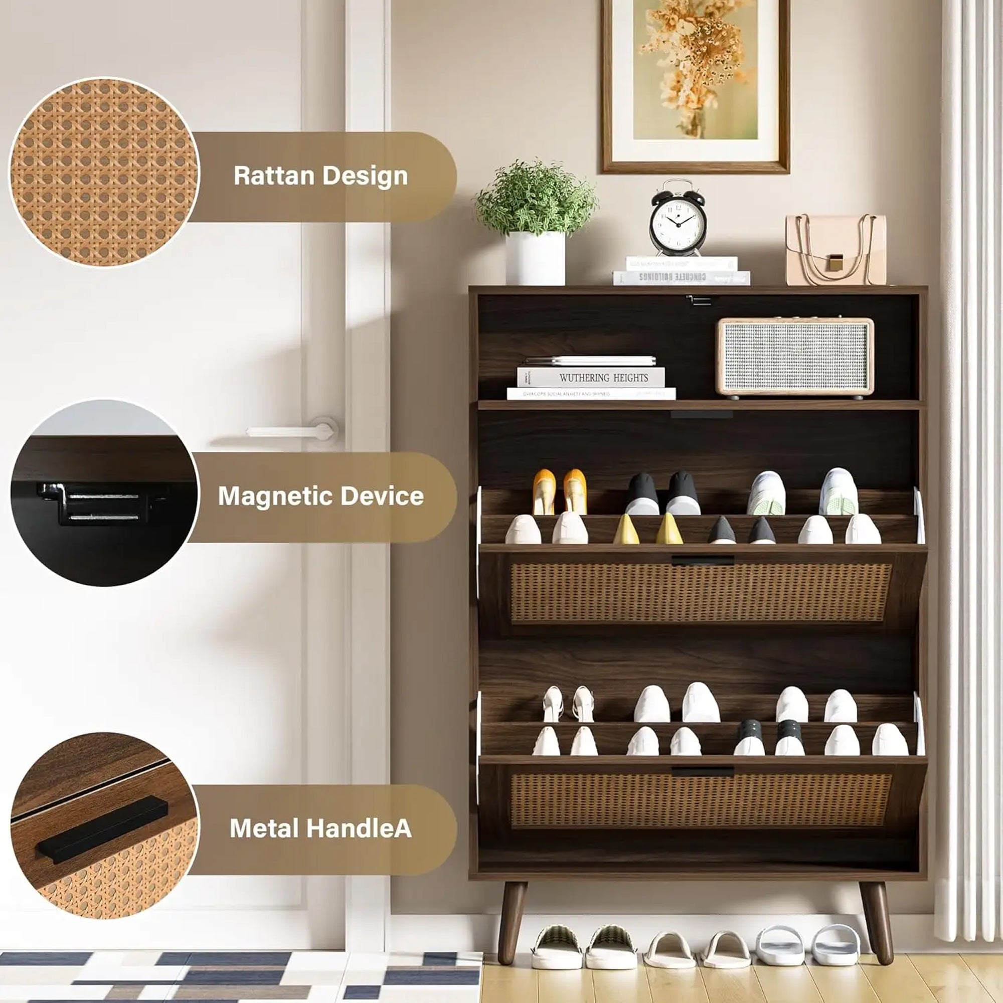 Harbor Shoe Organizer Cabinet - The Artment