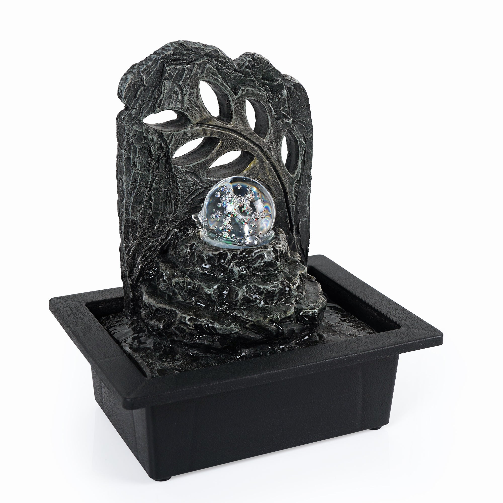 Leaf Vein Flow Table Fountain - The Artment