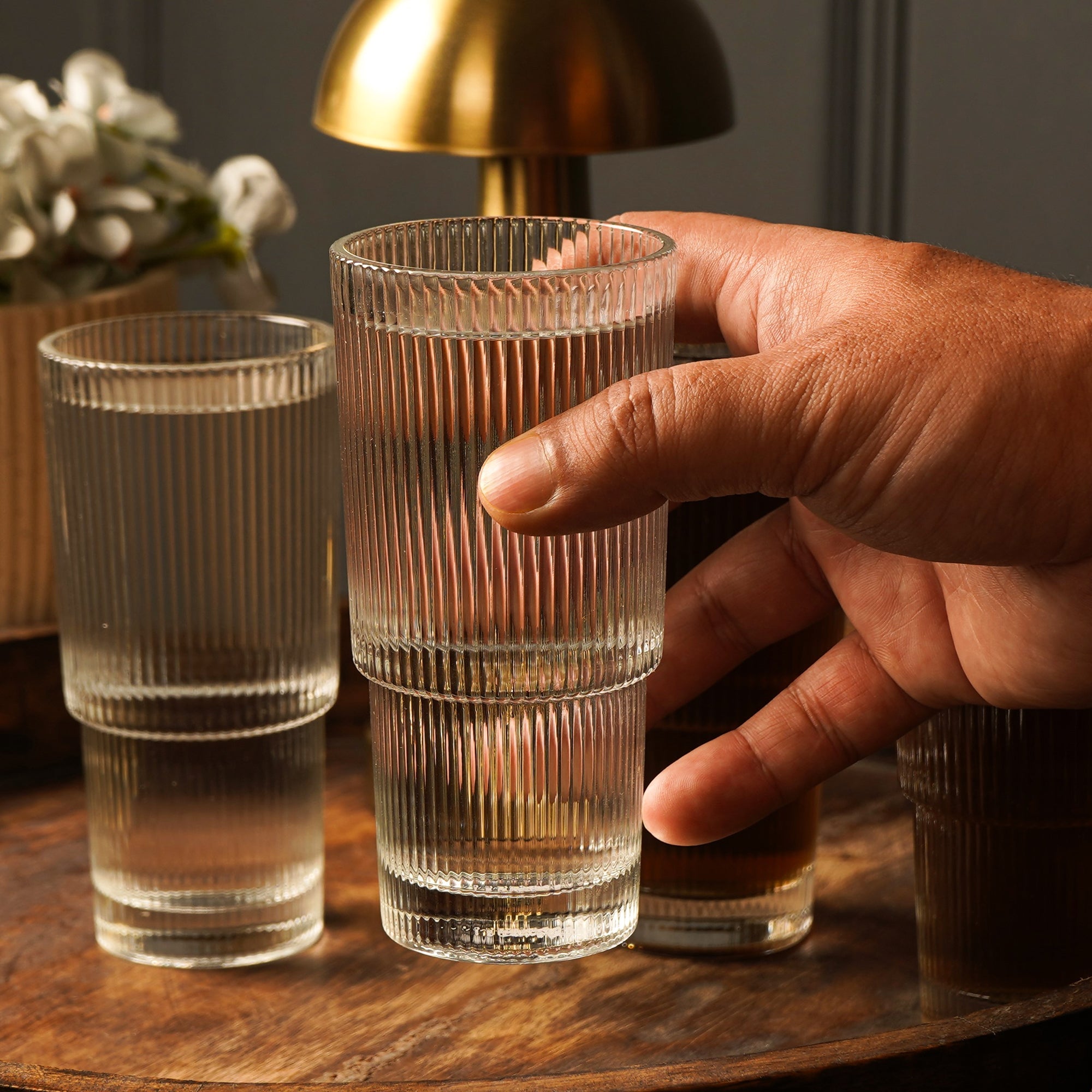 Linea tumbler Highball Glasses - The Artment