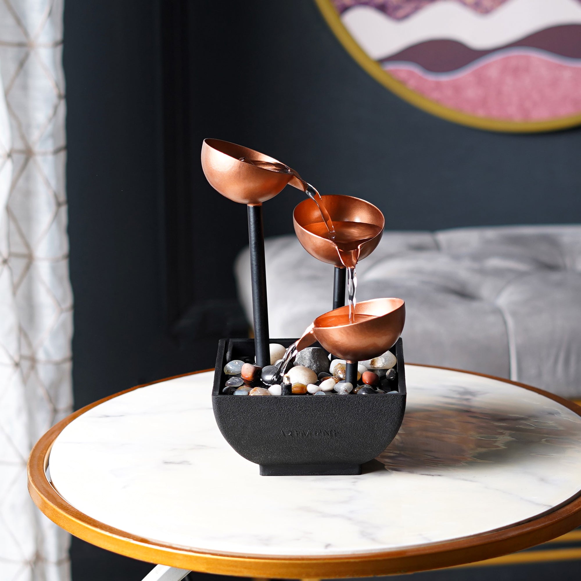 LustreOrb fountain - The Artment