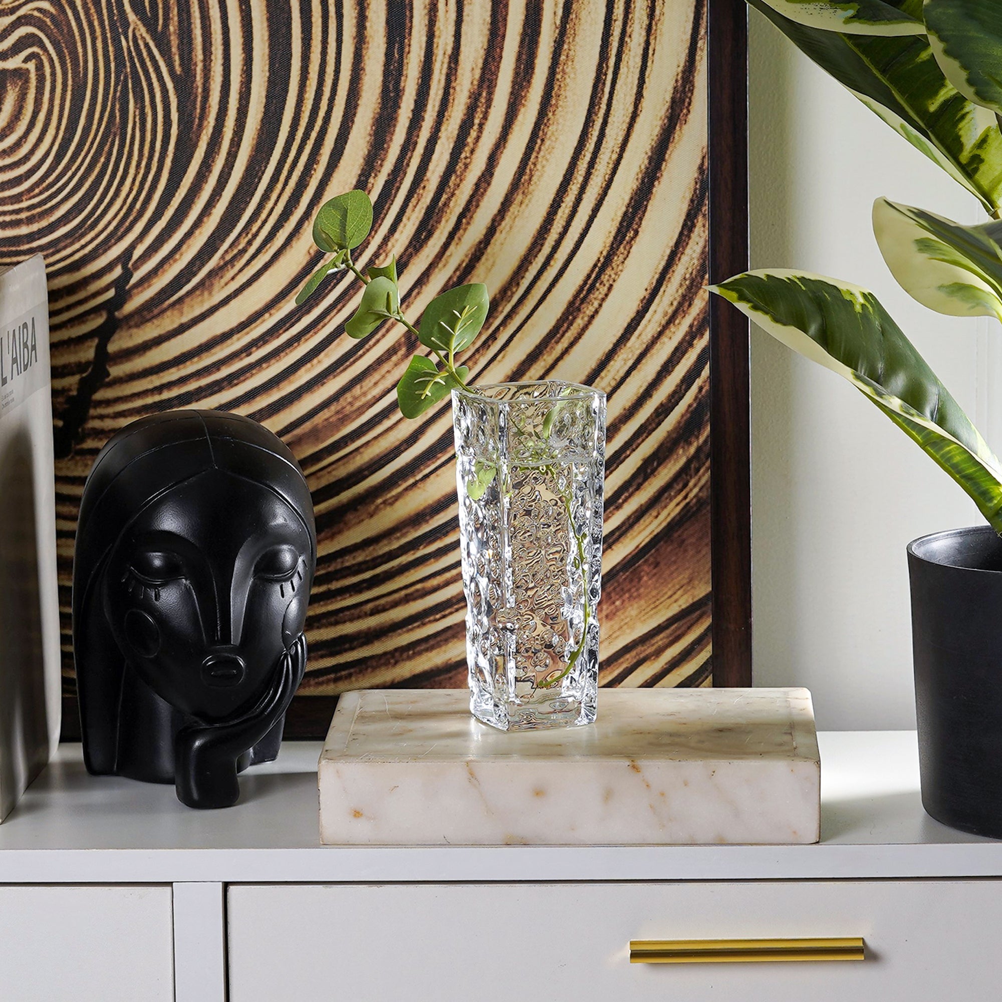 Minimal Frenzy Glass Vase - The Artment