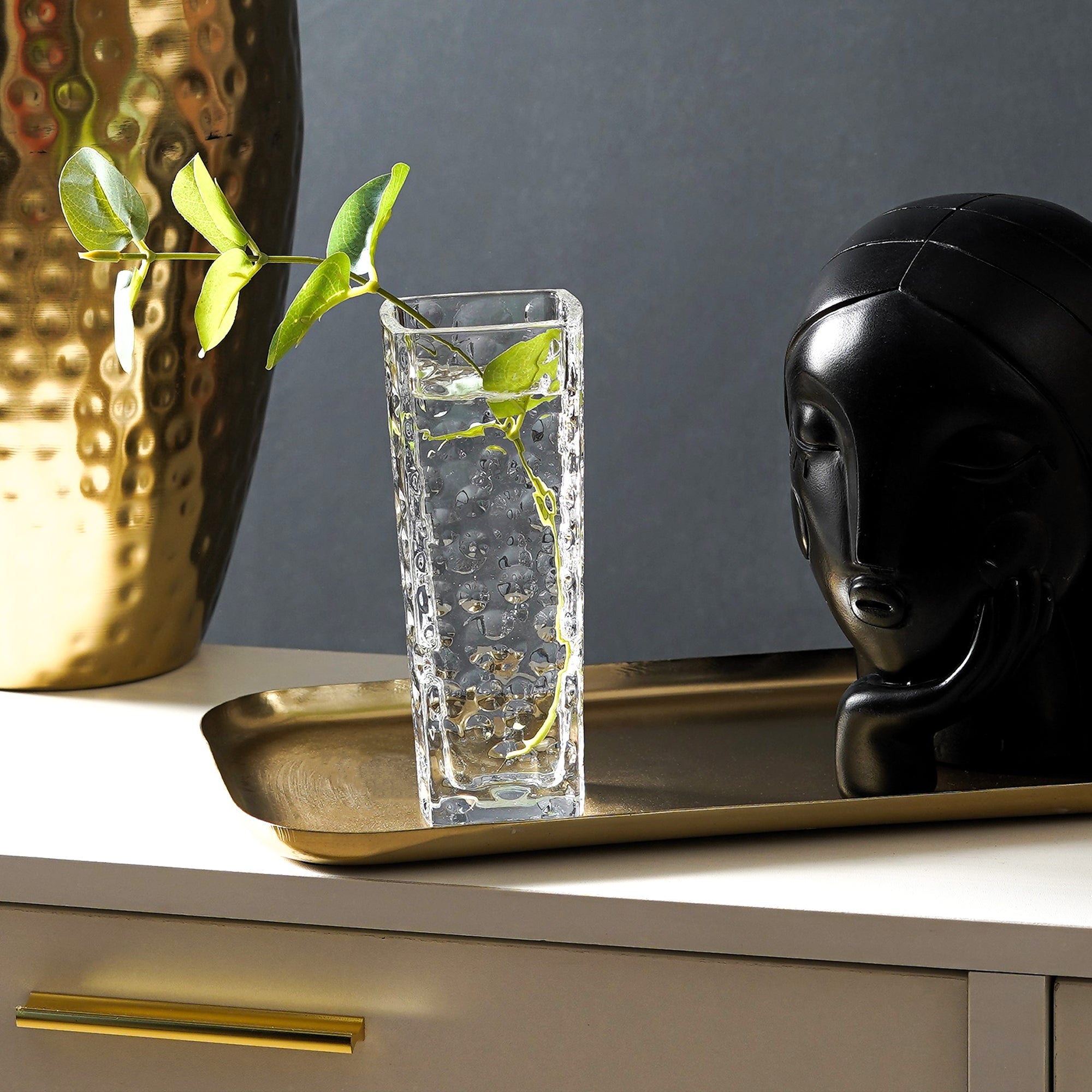 Minimal Frenzy Glass Vase - The Artment