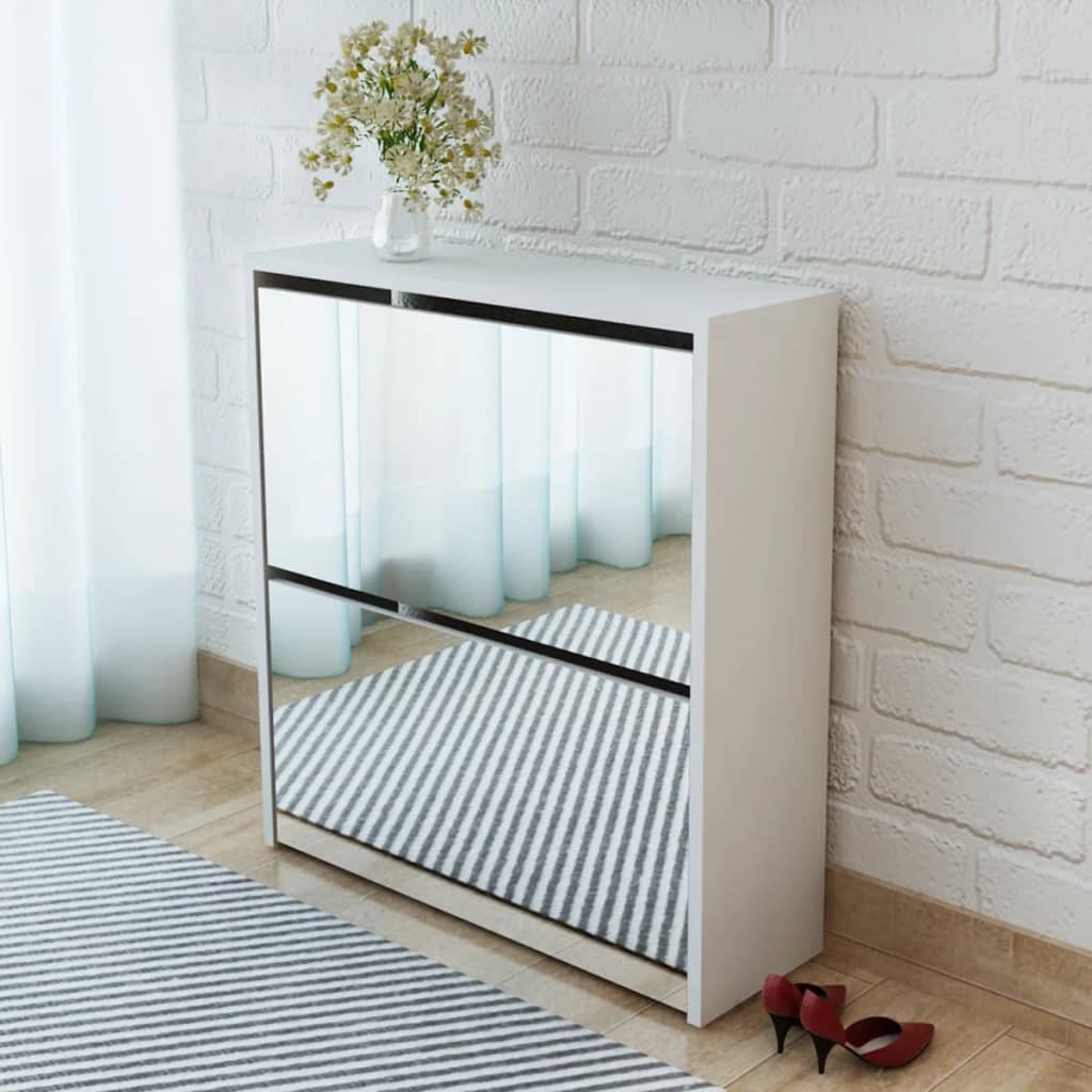 Mirrage - Mirror Shoe Cabinet - The Artment