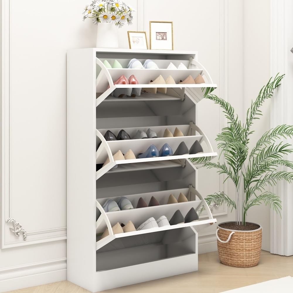 Mirrage - Mirror Shoe Cabinet - The Artment