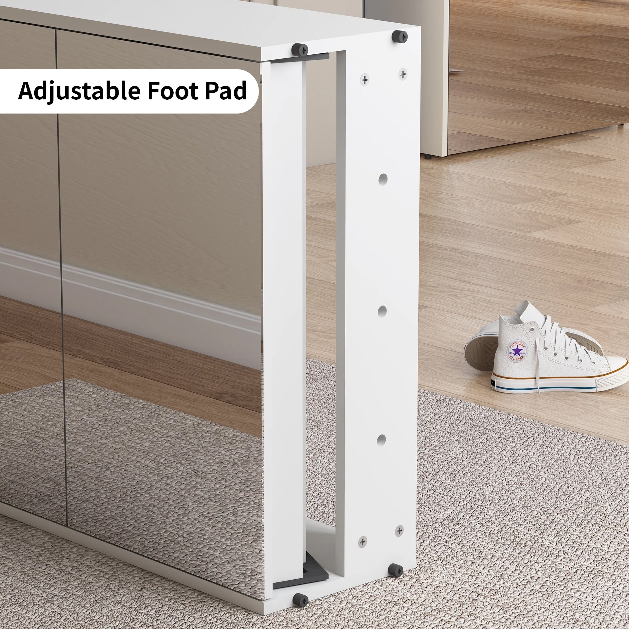 Mirrage - Mirror Shoe Cabinet - The Artment