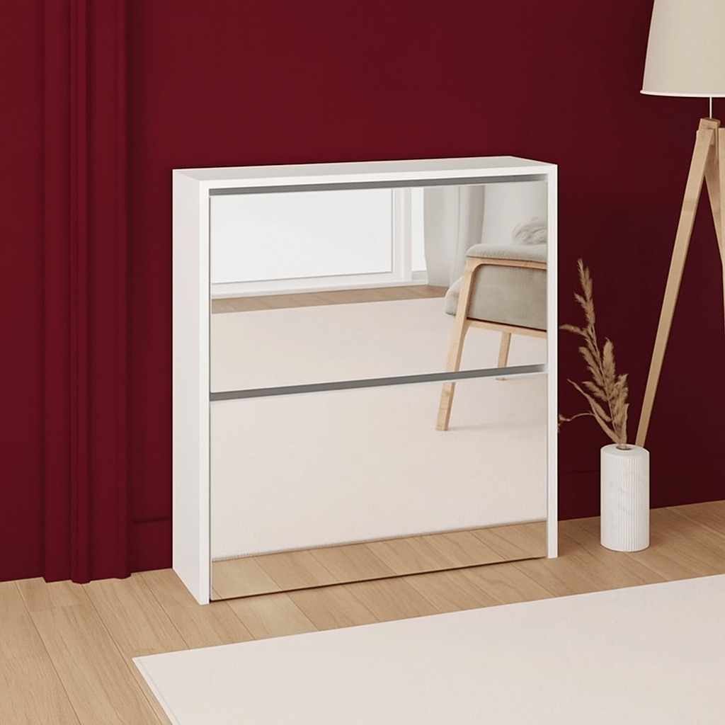 Mirrage - Mirror Shoe Cabinet - The Artment