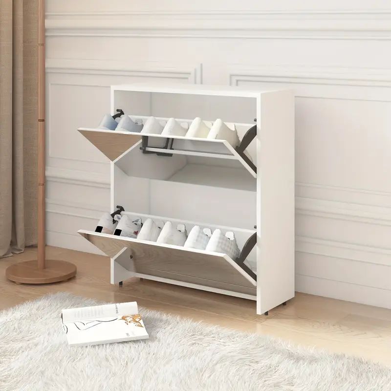 Mirrage - Mirror Shoe Cabinet - The Artment