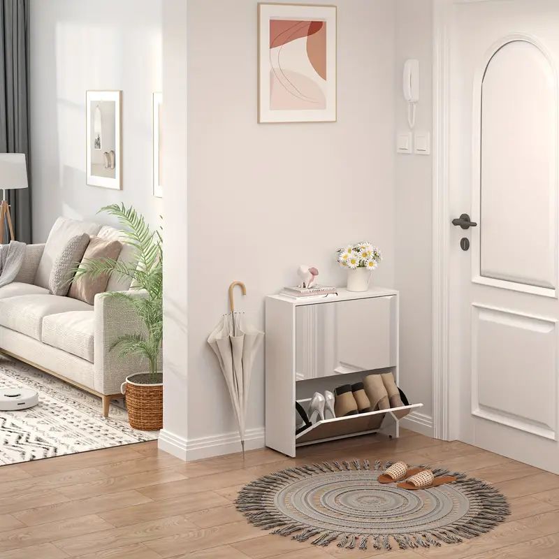 Mirrage - Mirror Shoe Cabinet - The Artment