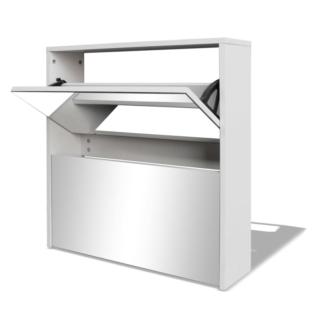 Mirrage - Mirror Shoe Cabinet - The Artment