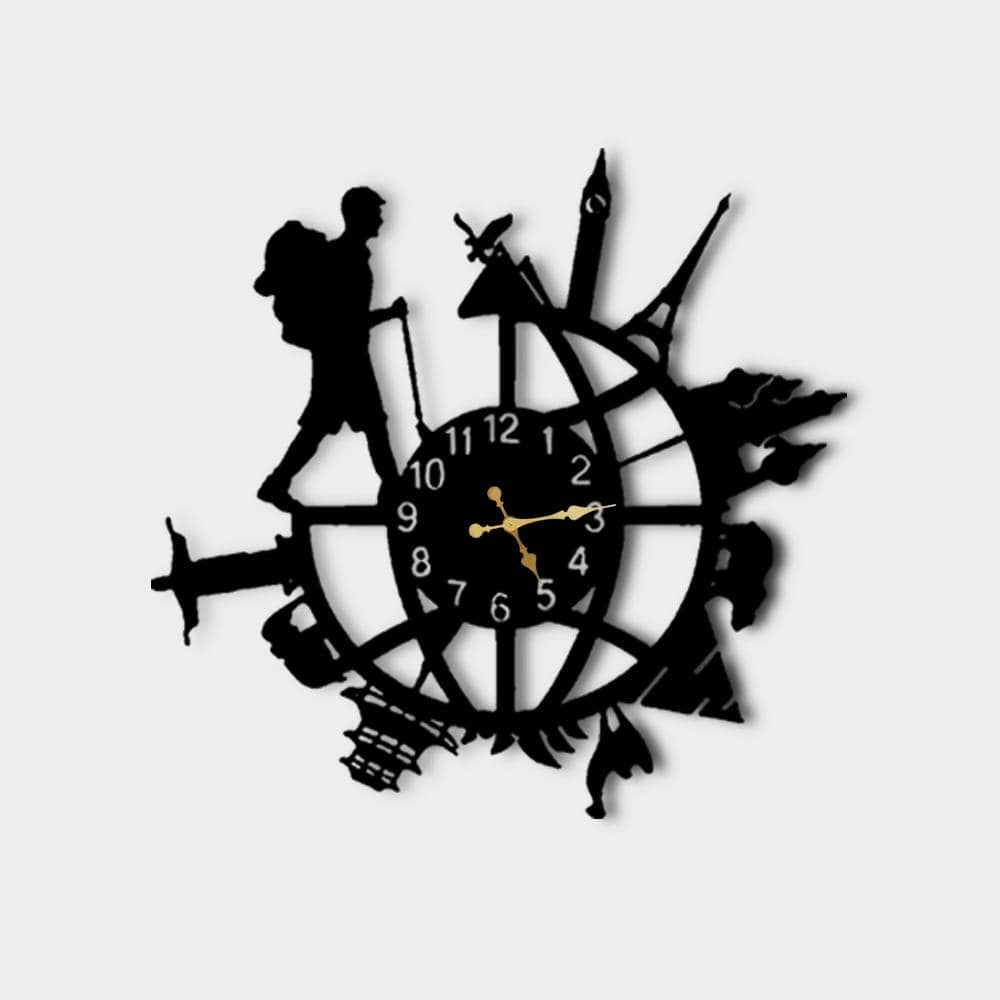 Modern Art Wanderlust Wall Clock - The Artment