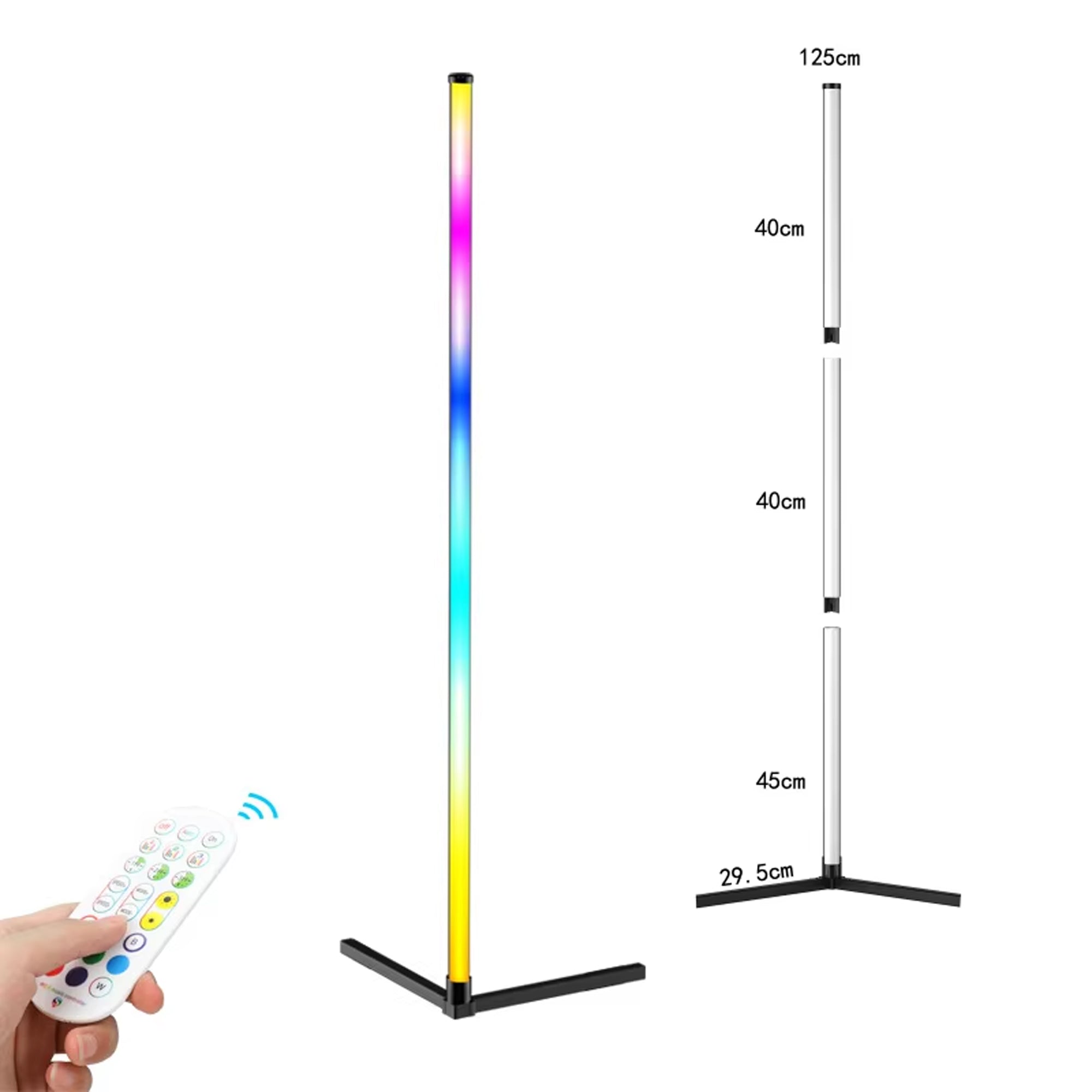 Modern Art Zenith Corner Floor Lamp - The Artment