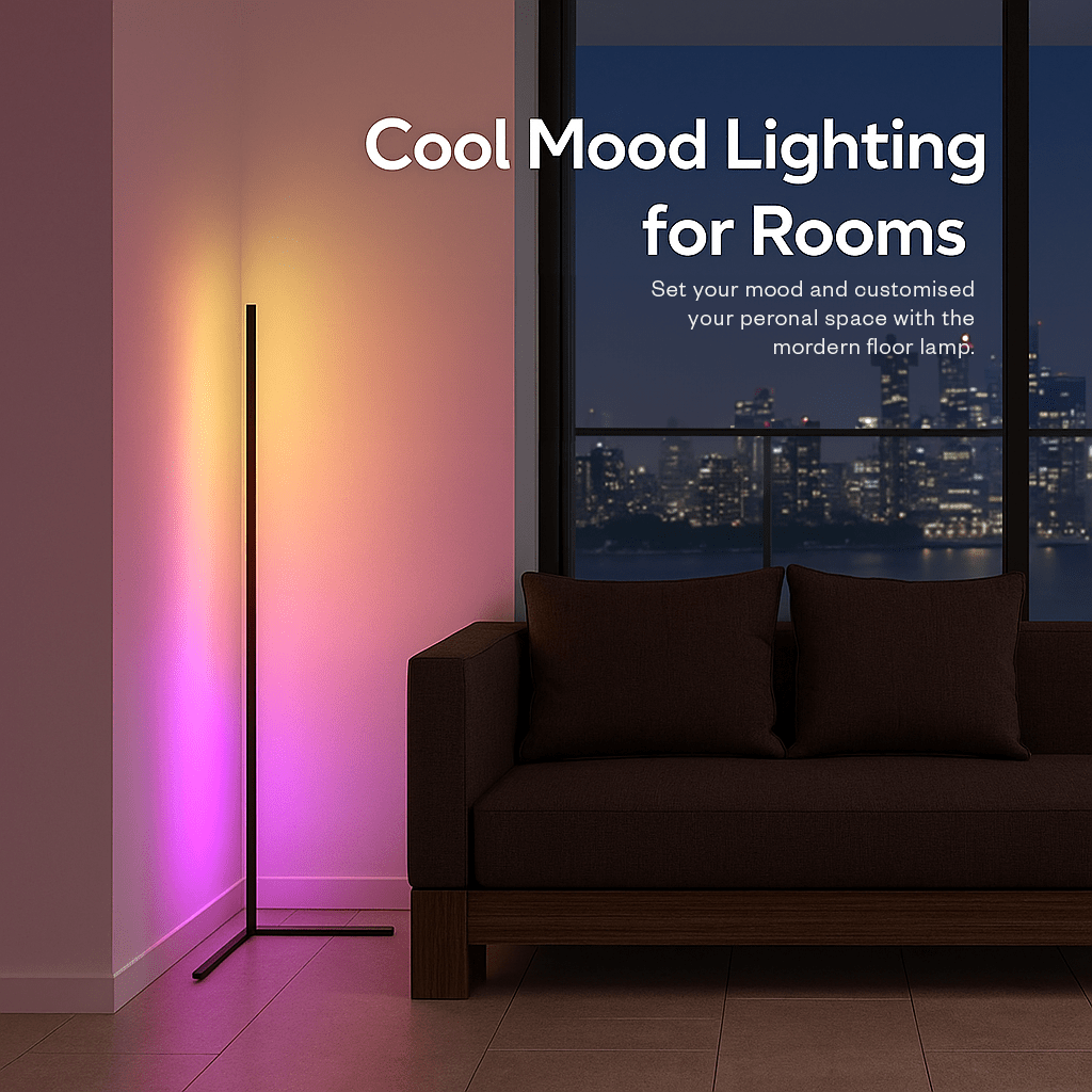 Modern Art Zenith Corner Floor Lamp - The Artment