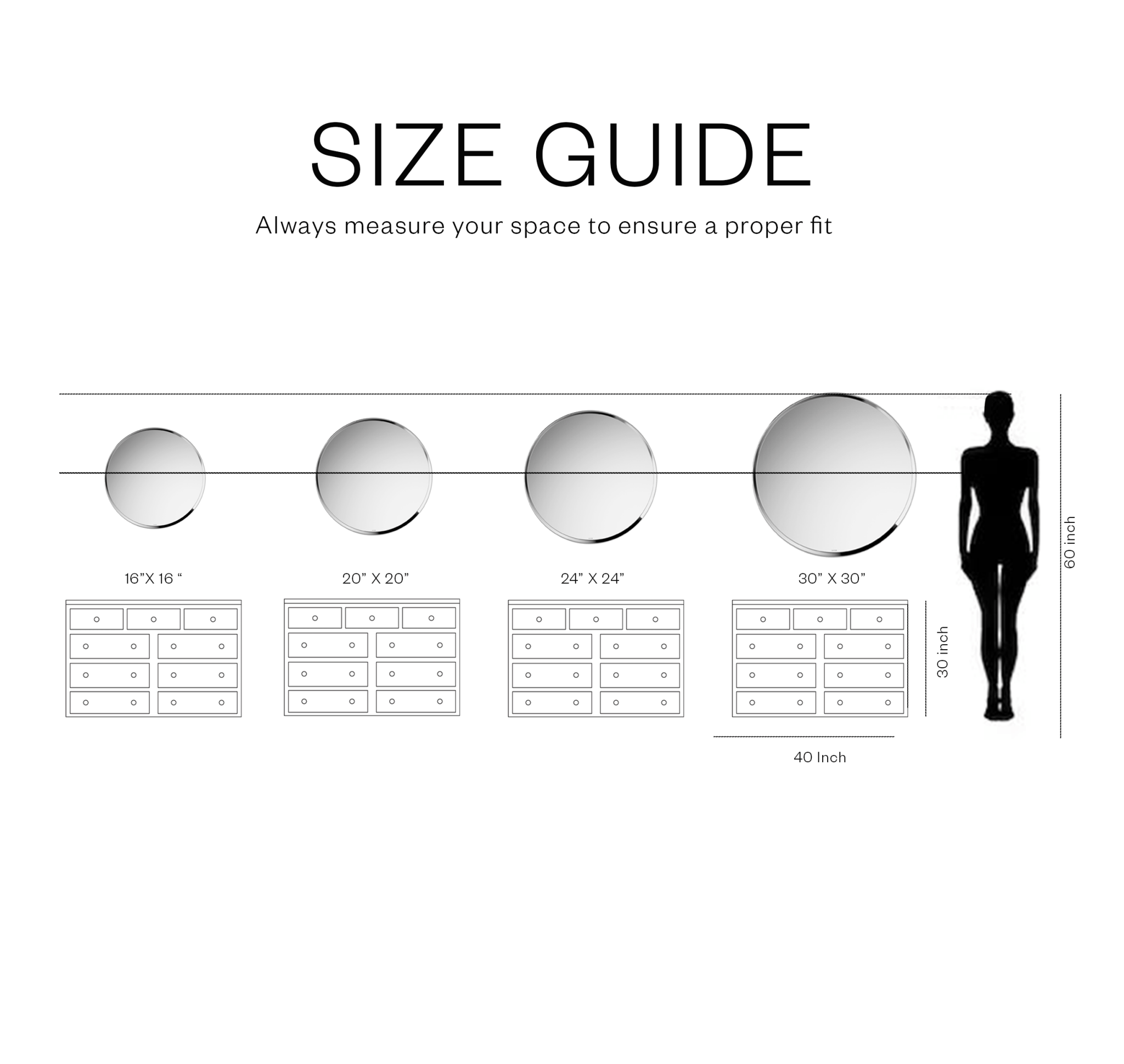 Orbit - Minimal High Definition Round Mirror - The Artment