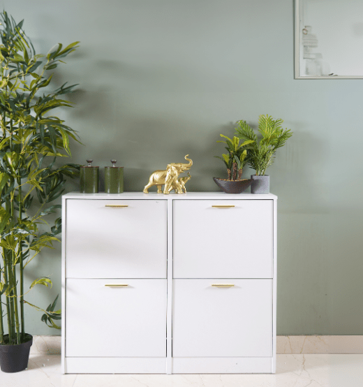 Quadra Shoe Organizer Cabinet (4 Tier) - The Artment