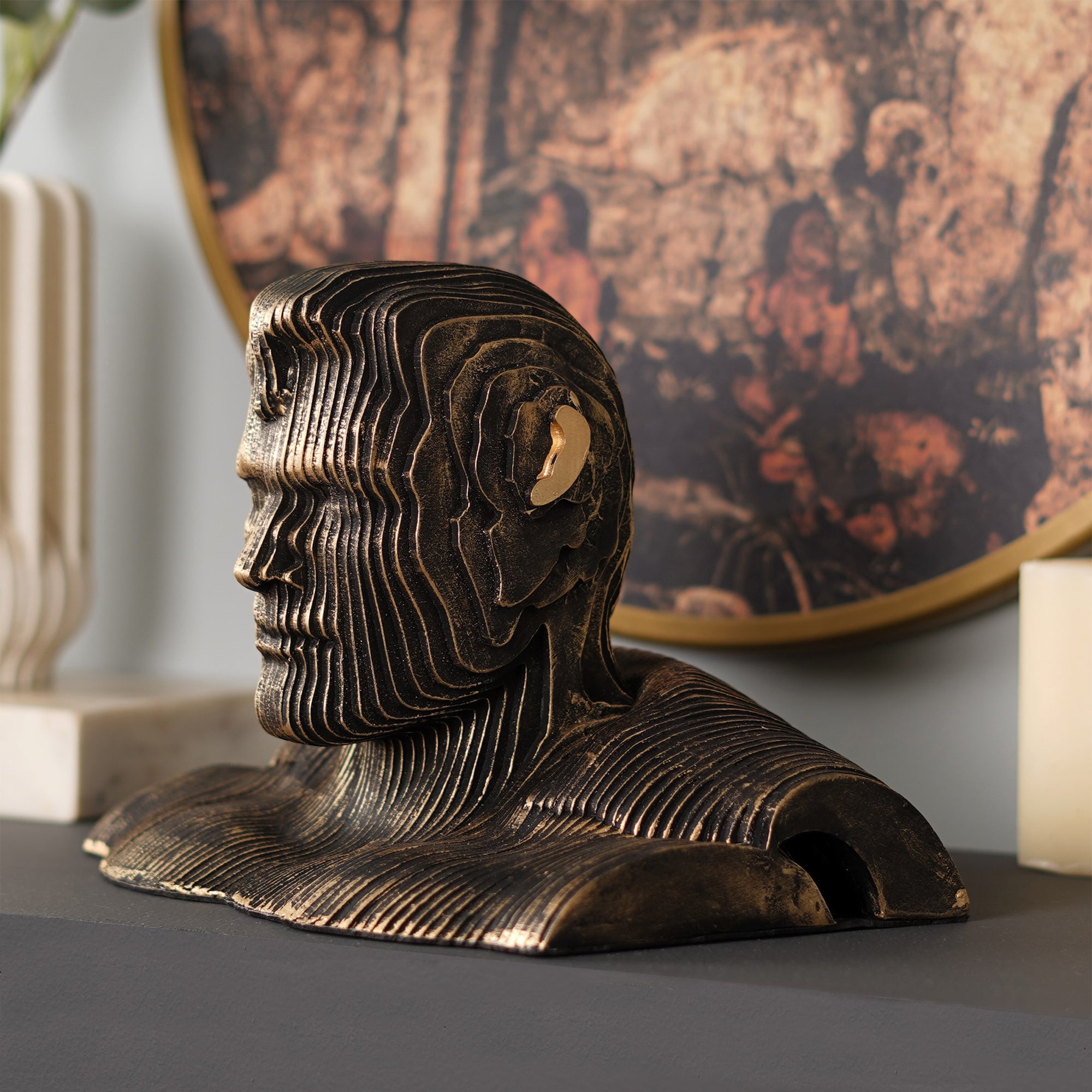 RustMen Gold Fusion Table - The Artment