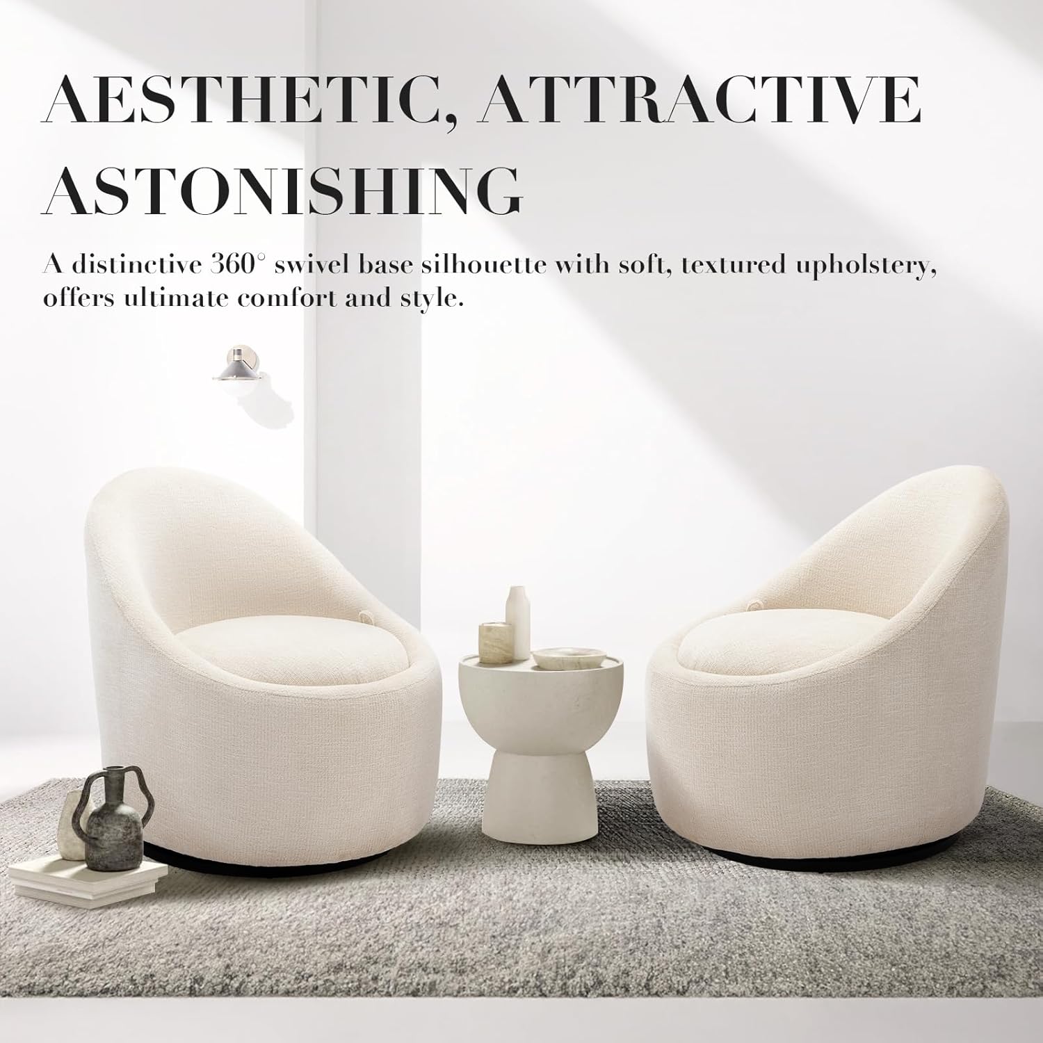 Snuggle Swivel Chair - The Artment