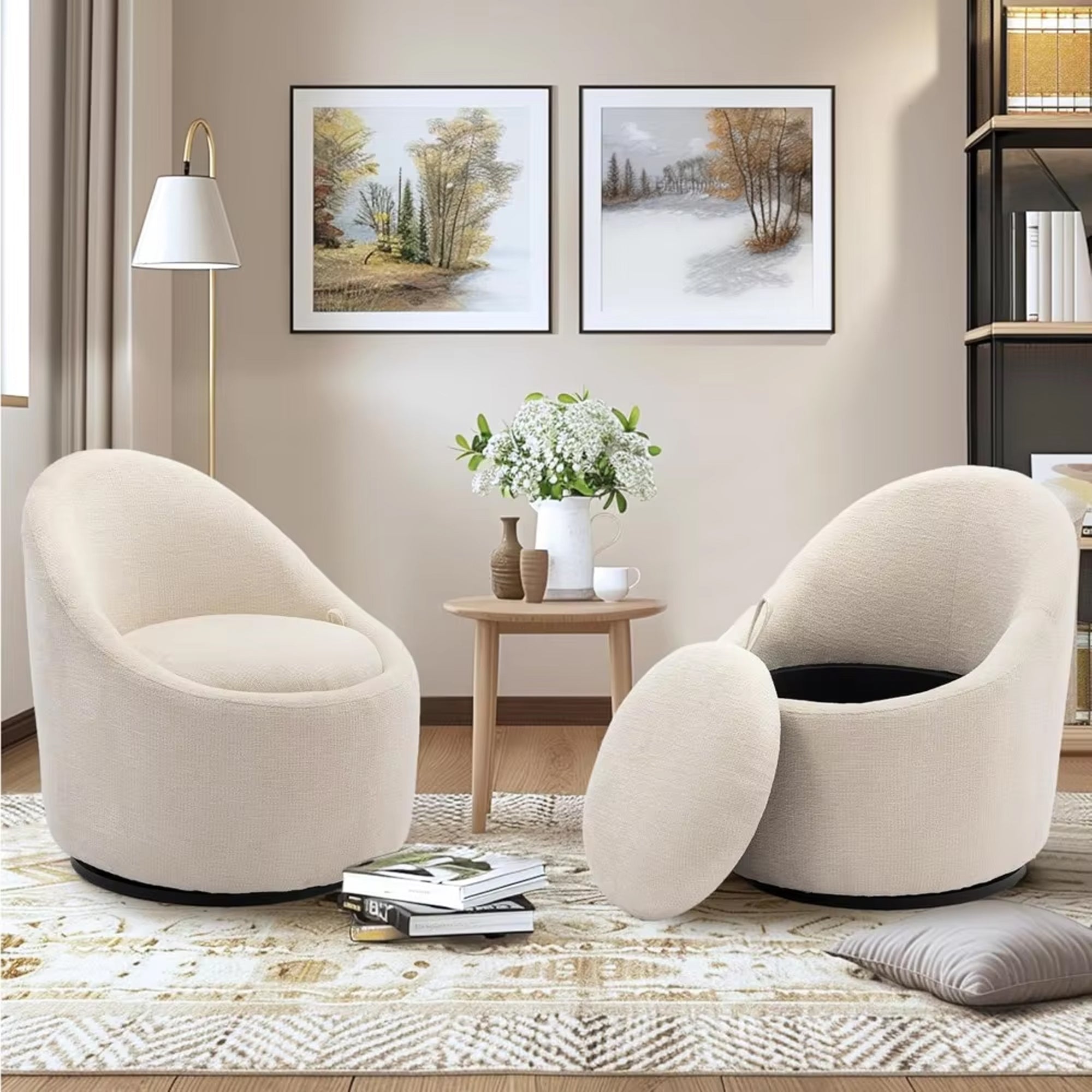 Snuggle Swivel Chair - The Artment