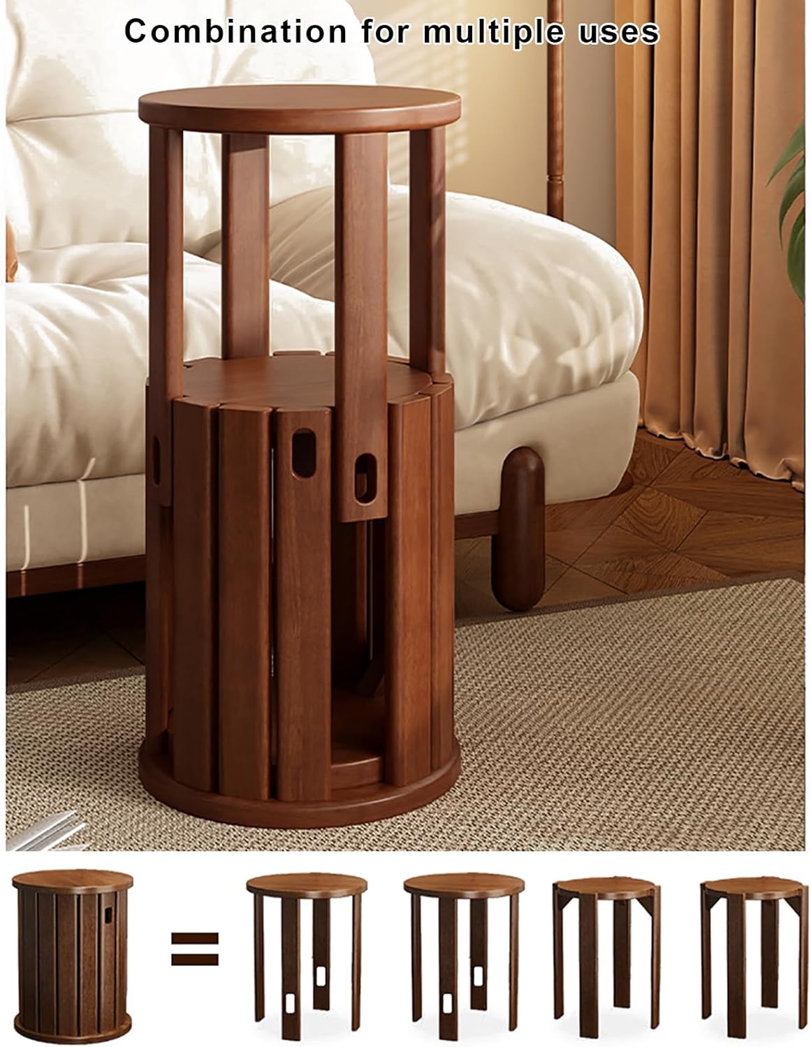 The Shift Stools - 4 - in - 1 Stackable - The Artment