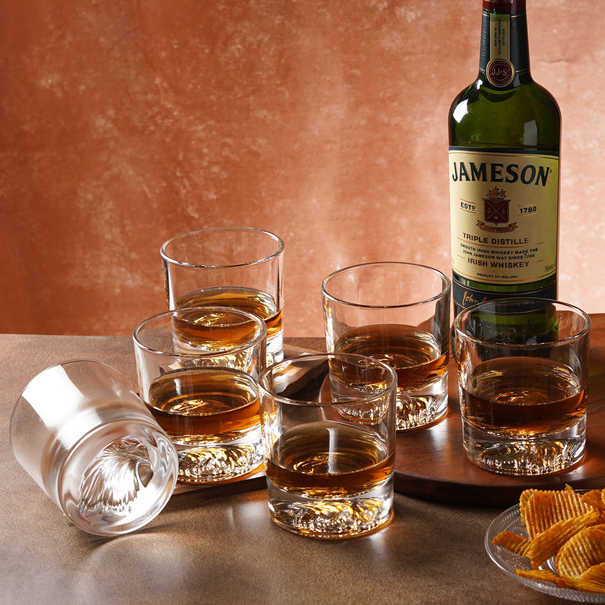 WildSpirit Crystal Whiskey Glass (Set of 6) - The Artment