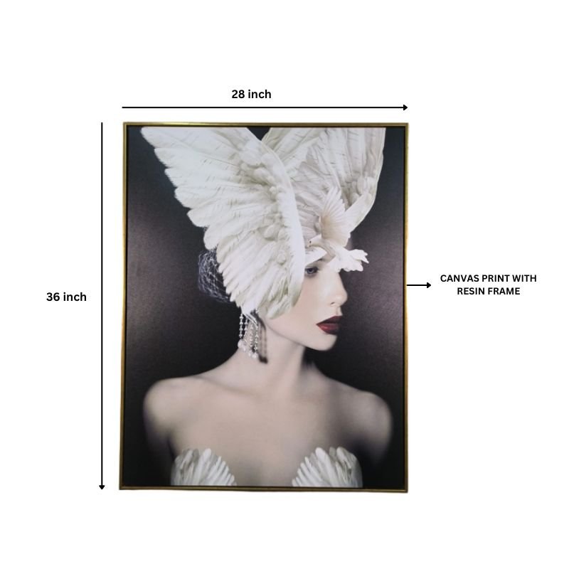WINGS CROWN WALL PAINTING - The Artment